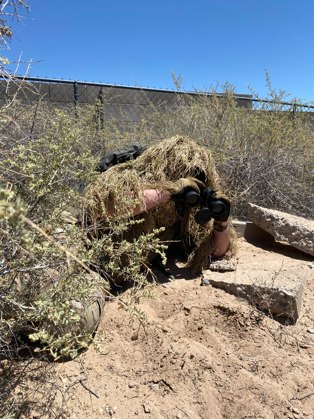 Desert-Ops Viper Style Ghillie Hood (Fully Garnished)