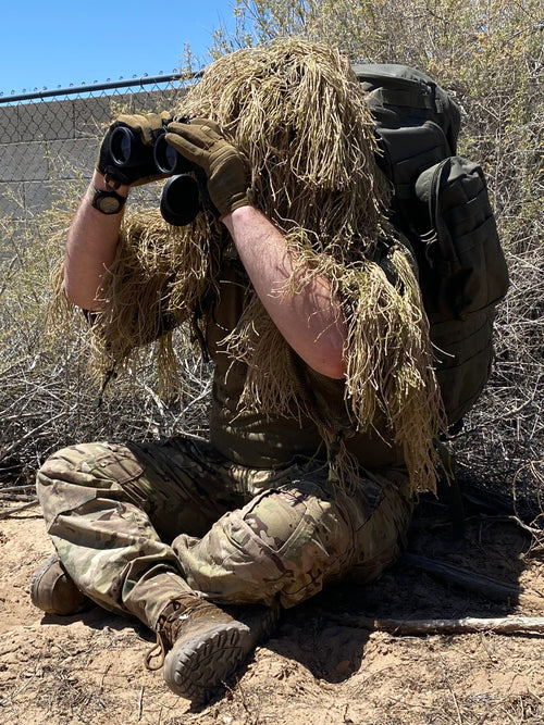 Desert-Ops Viper Style Ghillie Hood (Fully Garnished)